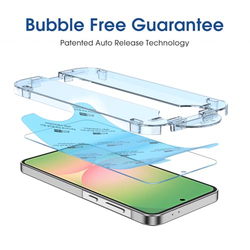 amFilm OneTouch for Samsung Galaxy A56 Screen Protector Tempered Glass - size: A56-6.7"