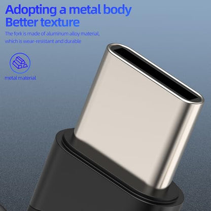 Aux to USB C Adapter for iPhone 17 16 15 14 13 Pro Max Lightning Headphone Jack 3.5mm Audio Cable (2in1) Compatible with Samsung S22 Dual Port for iPod Android Auxiliary Earphone Computer Microphone