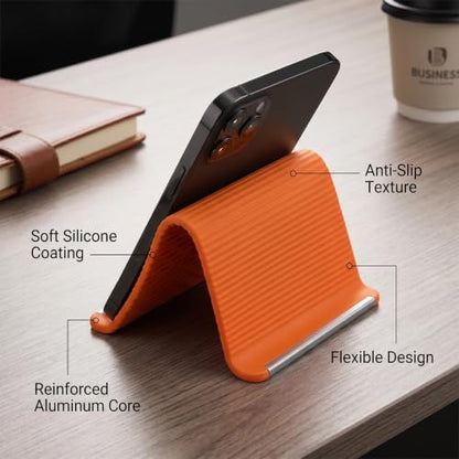 Flexible Silicone Phone Stand Foldable Adjustable Desk Holder for Travel
