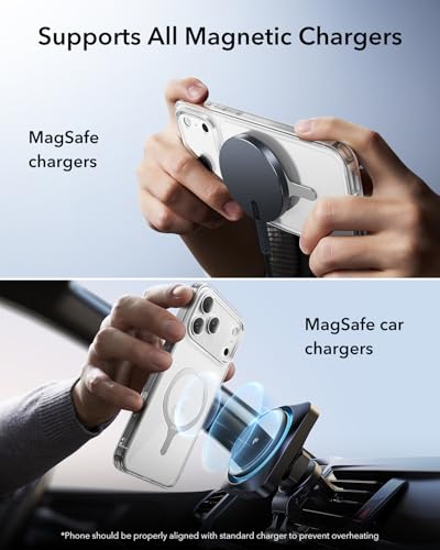 ESR for MagSafe Sticker, MagSafe Ring for iPhone 18 Pro Max/17-12 - color: White