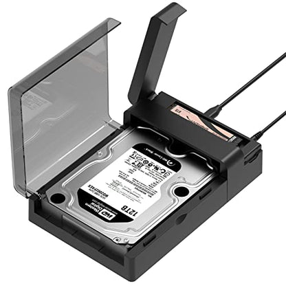 SABRENT Lay Flat NVMe & SATA HDD/SSD Dock, USB-C 10Gbps (DS-UFNC) - size: USB-C Docking Station - Tool-Free