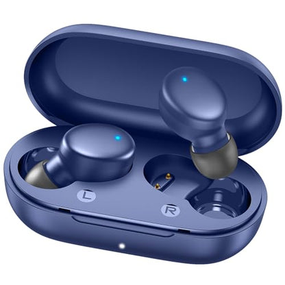 MOZOTER Mini Wireless Earbuds Bluetooth 5.3 in Ear Headphones Headsets - color: Blue