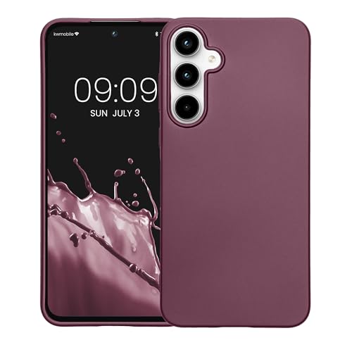 kwmobile Case Compatible with Samsung Galaxy A55 5G Case - Soft Slim Metallic TPU Silicone Cover - Metallic Lavender - color: Metallic Lavender, size: Galaxy A55 5G
