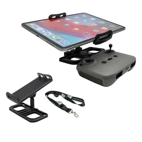 Drone Tablet Mount, Adjustable 4.7-12.9" Bracket for DJI Controllers