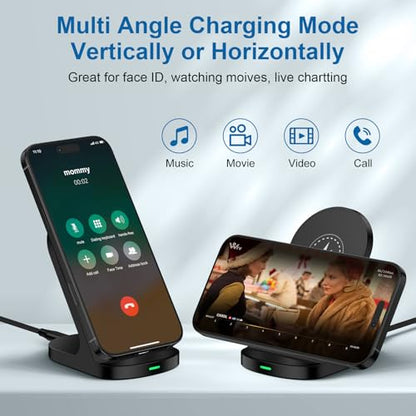 15W Samsung Wireless Charger Fast Charging Stand for Galaxy S26 Ultra S26+