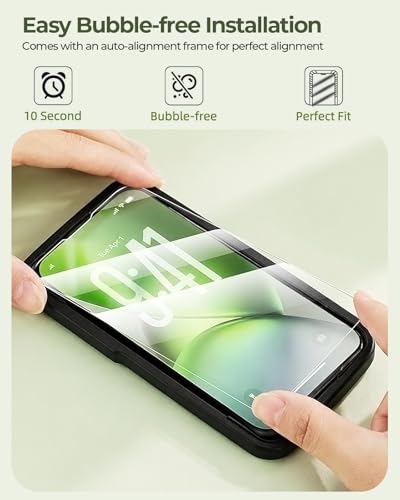 Screen Protector for iPhone 17e, 16e, 14, 13 Pro, 13, 3-Pack Tempered Glass | 6.1 Inch, HD Clear, 9H Hardness, Scratch Resistant, Case Friendly, Easy Install - size: for iPhone 13/13 Pro/14/16e-6.1 inch 3-Pack