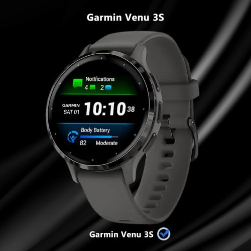 3 Pack Screen Protector for Garmin Venu 3S, PMMA TPU Film, Self-Healing, Scratch Resistant, HD Clear, Bubble Free, Sensitive Touch - size: for Garmin Venu 3S