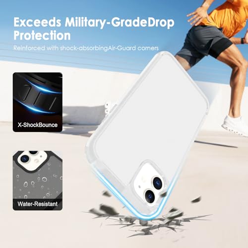 TENOC Phone Case Compatible with iPhone 11, Frosted Case Translucent Protective Bumper Matte Hard Back Cover for 6.1 Inch - color: Translucent, size: iPhone 11