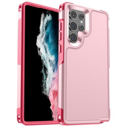zapica Designed for Samsung Galaxy S22 Ultra Case, Light Pink | Military Grade Drop Protection, Dual Layer Structure Design, Heavy Duty Shockproof Non-Slip Phone Cover - color: Light Pink, size: Samsung Galaxy S22 Ultra 6.8''