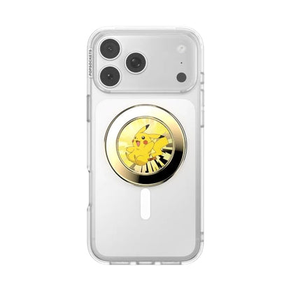 PopSockets Phone Grip for MagSafe, Magnetic Holder- Pikachu Spark - color: Pikachu Spark, style: MagSafe