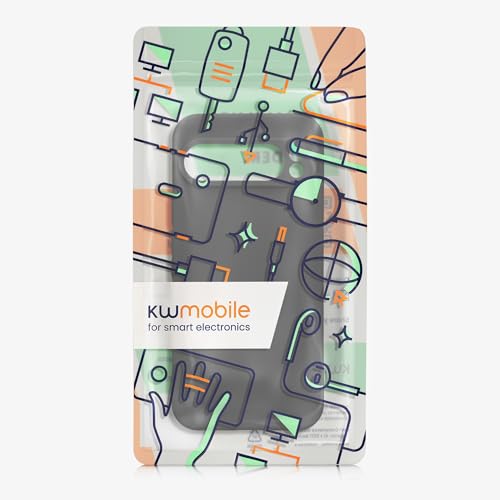 kwmobile Case Compatible with Google Pixel 9 Pro XL Case - Protective Slim TPU Phone Cover - Soft Matte Finish - Blueberry - color: blueberry