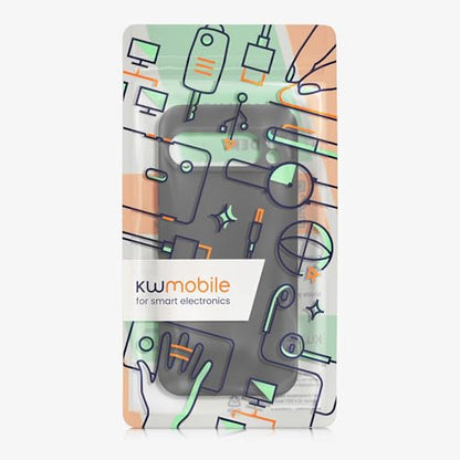 kwmobile Case Compatible with Google Pixel 9 Pro XL Case - Protective Slim TPU Phone Cover - Soft Matte Finish - Blueberry - color: blueberry