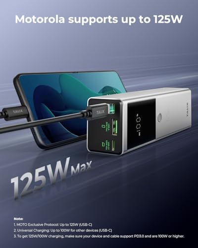 Laptop Power Bank, 12800mAh Portable Charger with 240W USB-C Cable
