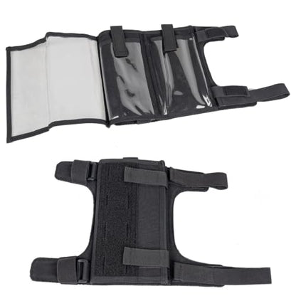 Action Sport Arm Sleeve Pouch, Forearm Map Smartphone Utility Holder - color: Black