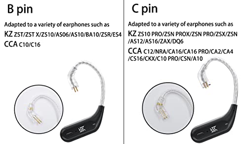 CCA KZ AZ09 IEM Bluetooth Adapter,Bluetooth 5.4 Ear-Hook Module - size: AZ09-C