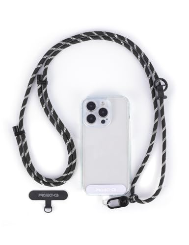 Cell Phone Lanyard 1,Phone Tether Tab 2,Crossbody Strap,Lanyards for Around the Neck,Adjustable Strap 80-160cm (Blackshadow-B) - color: Blackshadow-b