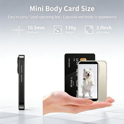 A15 Mini Phone, Unlocked Mini Smartphone with 3.0" HD Touch Screen,Tiny Android Small Cell Phone,2GB+16GB+Expandable TF Card,Quad Core Tiny Phone,Face Unlock/GPS. (Blue) - color: Blue