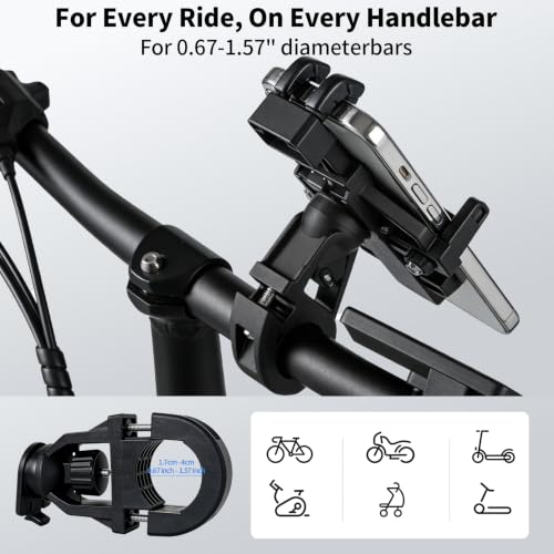 ZNH Bike Phone Holder for Bike, Bicycle Phone Mount