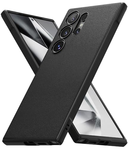 Ringke Onyx for Samsung Galaxy S24 Ultra Case [Feels Good in The Hand] Oil & Dirt Resistant, Enhanced Camera Lens Protection, Comfortable Grip, Non-Slip, Lightweight Cover - Black - color: Black, size: Galaxy S24 Ultra