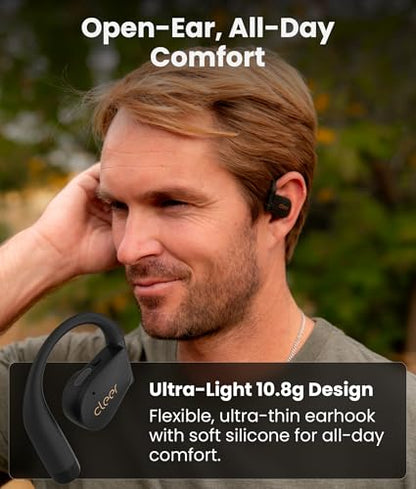Cleer ARC 4 Plus Open Ear Earbuds with Dolby Audio,Black - color: Black