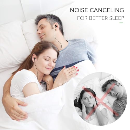 AGPTEK Sleep Earbuds, in-Ear Earphones for Sleeping with 3 Sizes