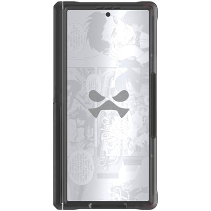 Ghostek Covert Clear Galaxy Z Fold7 Case with Built-in Kickstand, MagSafe and Full Hinge Protection Designed for 2025 Samsung Galaxy Fold 7 (8") (Smoke) - color: Smoke, size: Galaxy Z Fold 7