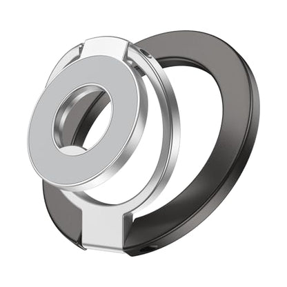 Magnetic Phone Ring Holder for MagSafe, 360° Rotation Cell Phone Grip Stand - color: gray