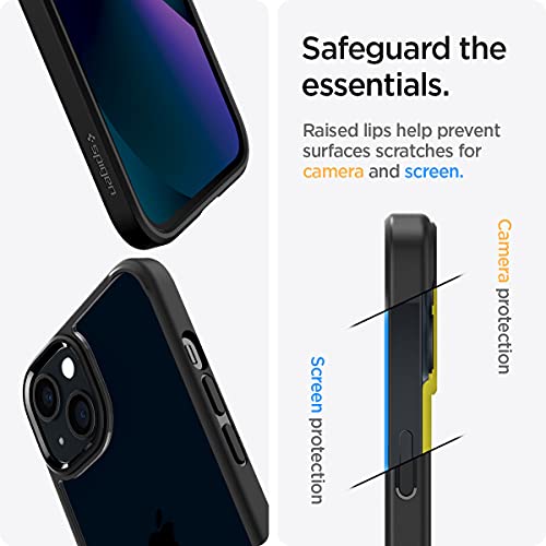Spigen for iPhone 13 Mini Case, Ultra Hybrid [No Magnet Ring][Anti-Yellowing] - Matte Black - color: Matte Black, size: iPhone 13 Mini