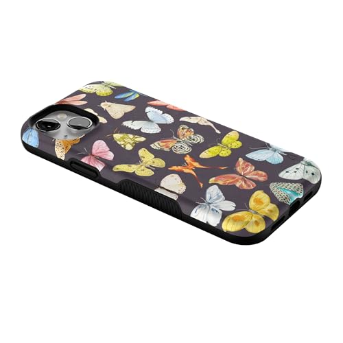 Casely iPhone 15 Plus Case | Midnight Monarch | Jenna Palek x Casely | Bold Protective Design | Compatible with MagSafe - color: Midnight Monarch | Jenna Palek x Casely