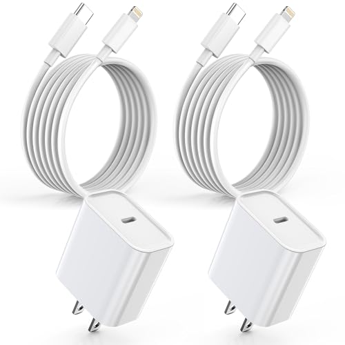 iPhone Charger Fast Charging,USB C Charger Block USB C to Lightning Cable - color: White-3FT
