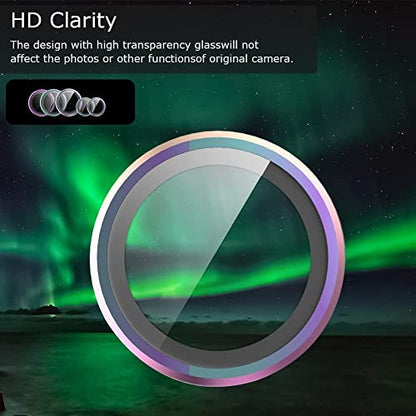 Zeking Pack for Samsung Galaxy A54 Camera Lens Protector - color: Colorful