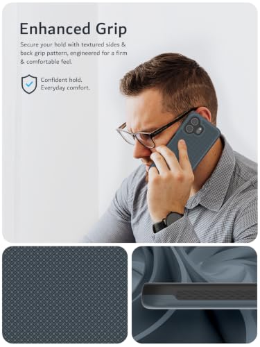 TUDIA MergeGrip Magsafe Compatible for TCL NXTPAPER 70 Pro Case | Military Grade Drop Tested Dual-Layer Protection - Midnight Blue - color: Midnight Blue
