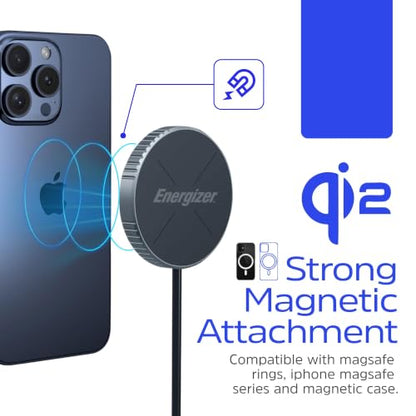 Energizer 15W Magnetic Wireless Charger MagSafe Compatible_WCP112