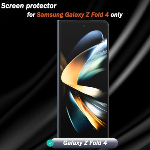 2 Pack Outer Privacy Tempered Glass for Samsung Galaxy Z Fold 4 Screen Protector, 9H Hardness Anti Scratch, Anti Spy Tempered Glass Film, Black Protector for Samsung Galaxy Z Fold 4 - size: for Galaxy Z Fold 4