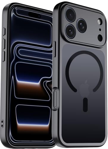 TZGZT Magnetic Case for iPhone 17 Pro Max, Compatible with MagSafe, Black - color: Black, size: iPhone 17 Pro Max