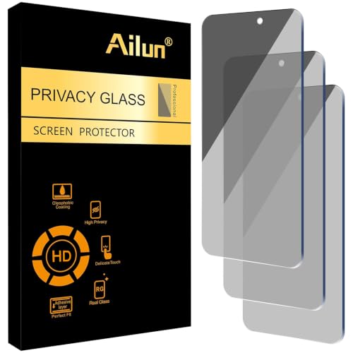 Ailun Privacy Screen Protector for iPhone 16 / iPhone 15 / iPhone 15 Pro - size: 16/15/15 Pro 6.1 inches