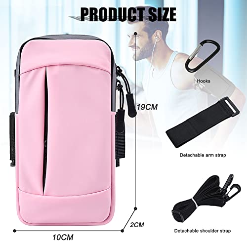 Phone Holder for Running Armband Small Crossbody Bags for Women Kids, iPhone 17 16 16e 15 14 13 12 11 Pro Max Xs Xr X Plus SE Mini Galaxy Ultra Edge S26 S25 S24 S23 Note Purse Sports Arm Band - color: 03-Pink