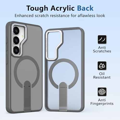 for S24-Case/S25-Case, Compatible with MagSafe, Gray - color: Gray, size: Galaxy S24 6.2"