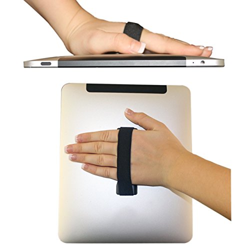 LOVEHANDLE XL Phone + Tablet Grip 2-Pack - Black and Honeycomb