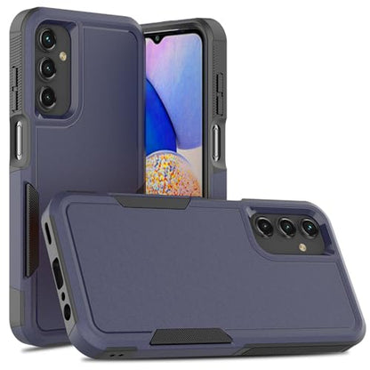 for Galaxy A15 5G Phone Case, [Military Grade Drop Tested] with HD Screen Protector, Dual Layer Protective Heavy Duty Cell Phone Cover Non-Slip Shockproof Case for Samsung Galaxy A15 5G (Blue) - color: Blue