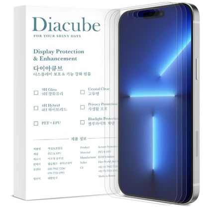 3-Pack Anti Glare Matte Screen Protector for iPhone 13 Pro Max, Break-Resistant PET EPU Film, Anti Fingerprint, Silky Touch, Dust Free & Easy Installation with Alignment Jig - size: iPhone 13 Pro Max
