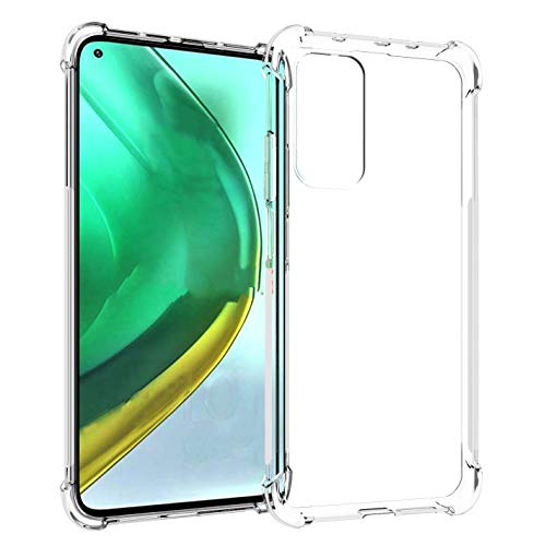 USTIYA Case for Xiaomi Mi 10T 5G y 10T Pro 5G y K30 Case Clear TPU Four Corners Protective Cover Transparent Soft funda