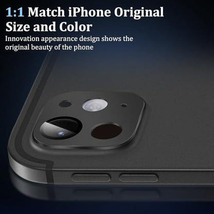 Camera Lens Protector Compatible for iPad Pro 11/13 Inch M5/M4 2025/2024,Matte Metal Tempered Glass Rear Camera Screen Cover Accessories,[Anti-Scratch] [Drop-Proof][Full Coverage] - Black - color: Black