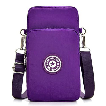 JANKS Small Crossbody Bags for Women Mini Cell Phone Purses Handbag Shoulder Bag - color: 01 Purple