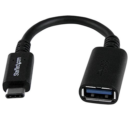 StarTech 6in (15cm) USB-C to USB-A Adapter, USB 5Gbps, 3A, USB-C Male to USB-A Female Converter, USB-IF Certified - size: Adapter (6in), style: USB 3.0 - C to A