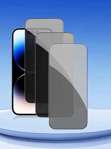 3 Pack Screen Protector for iPhone 14 Pro Max, HD Clear, 9H Hardness, No Bubbles, Case Friendly Tempered Glass Film - size: iPhone 14 Pro max