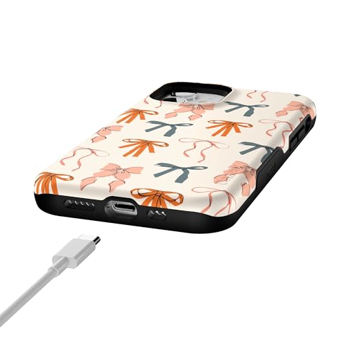 Casely iPhone 12 Mini Case | Gourdy Girlie | Harvest Bows | Bold Protective Design | MagSafe Compatible Design - color: Gourdy Girlie | Harvest Bows, size: Iphone 12 Mini