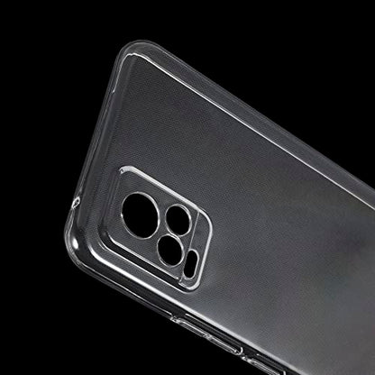 Protective Case for Vivo V20 V2025 - Clear | 6.44" Slim Shockproof Bumper Back Cover Anti-Scratch Flexible TPU Shell, Grip-Friendly - color: Transparent