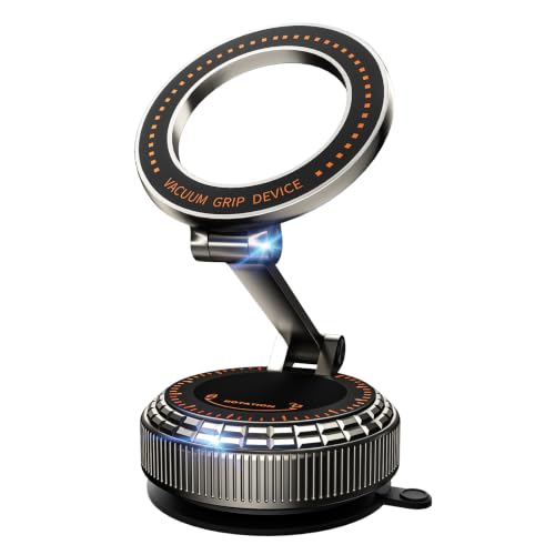 Metal Magnetic Car Phone Holder for Magsafe Phone, Dark Gray - color: Dark Gray