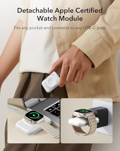 ESR 3 in 1 Wireless Charging Station, for Magsafe Charger Stand - color: White